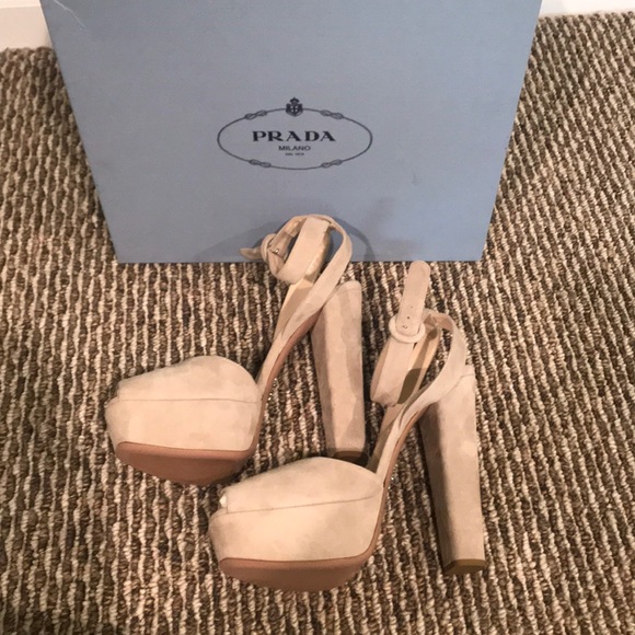 NIB Prada Calzature Donna Platform - Picture 5 of 7